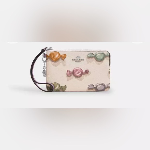 Coach Multicolor Candy Print Wristlet - Picture 2 of 5